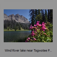 Wind River lake near Togwotee Pass